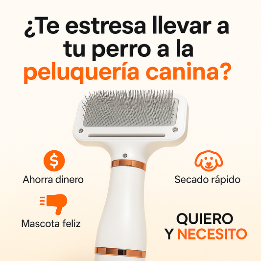 Cepillo Secador Rápido para Mascotas