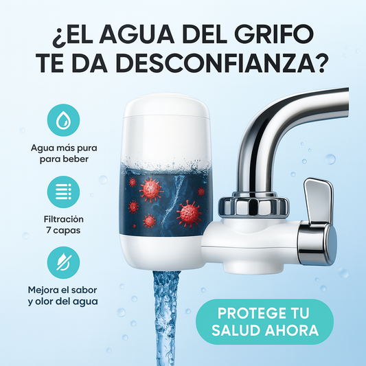 Filtro Purificador de Agua para Grifo