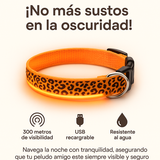 Collar LED Guardian – Protege a tu Mejor Amigo