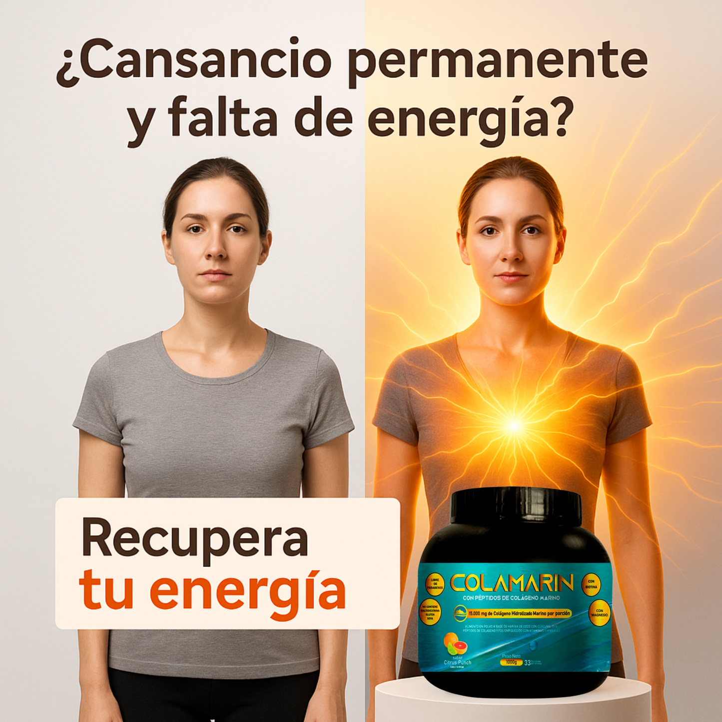 Colágeno hidrolizado Colamarin 1000 gr