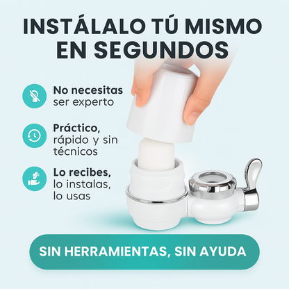Filtro Purificador de Agua para Grifo