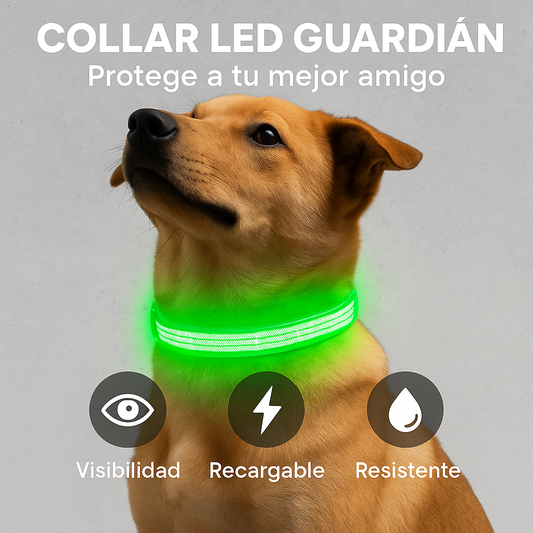 Collar LED Guardian – Protege a tu Mejor Amigo
